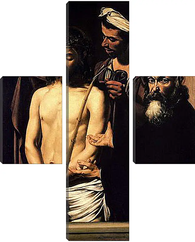 Модульная картина - Ecce Homo. Микеланджело Караваджо