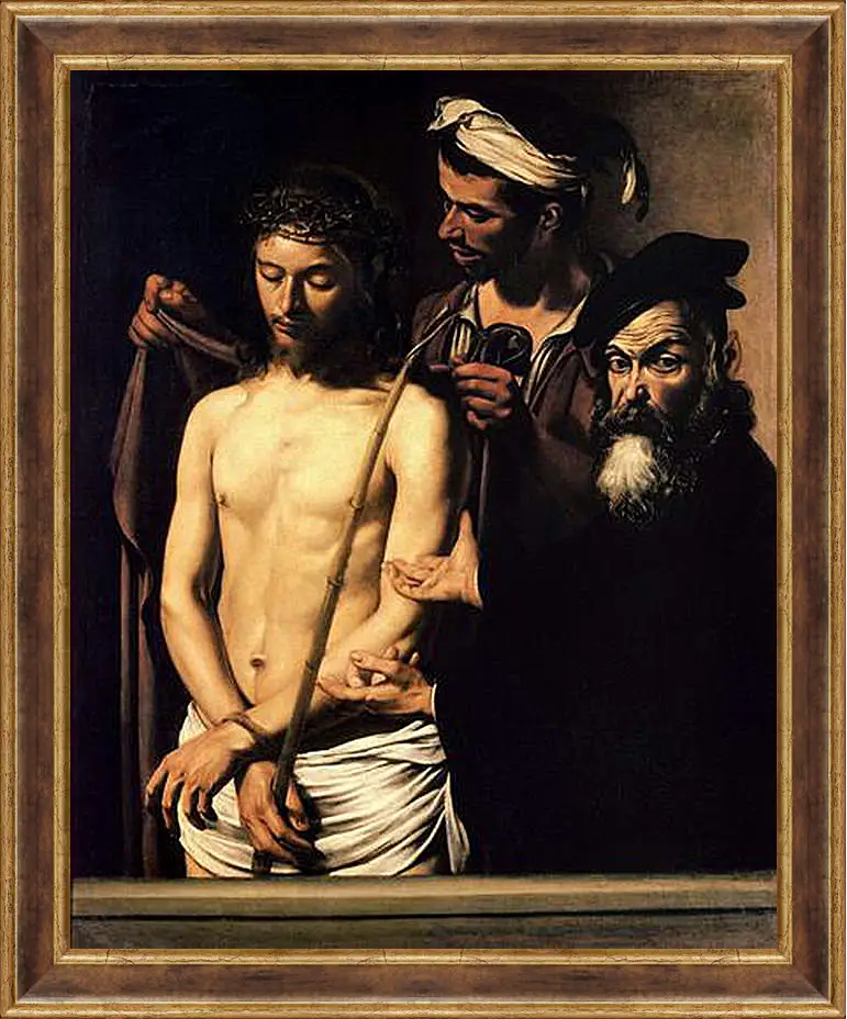 Картина в раме - Ecce Homo. Микеланджело Караваджо
