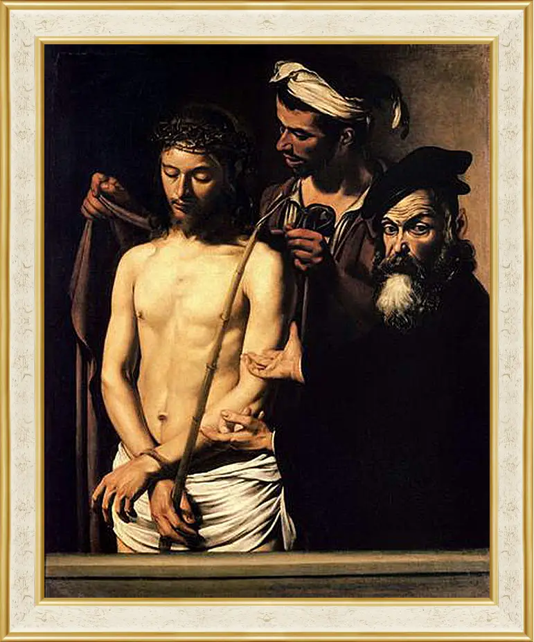 Картина в раме - Ecce Homo. Микеланджело Караваджо