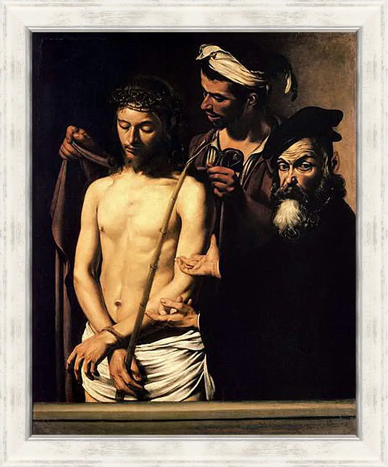 Картина в раме - Ecce Homo. Микеланджело Караваджо