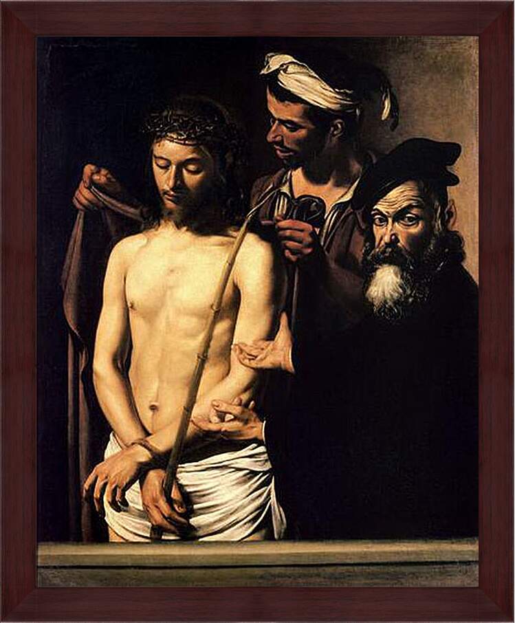 Картина в раме - Ecce Homo. Микеланджело Караваджо
