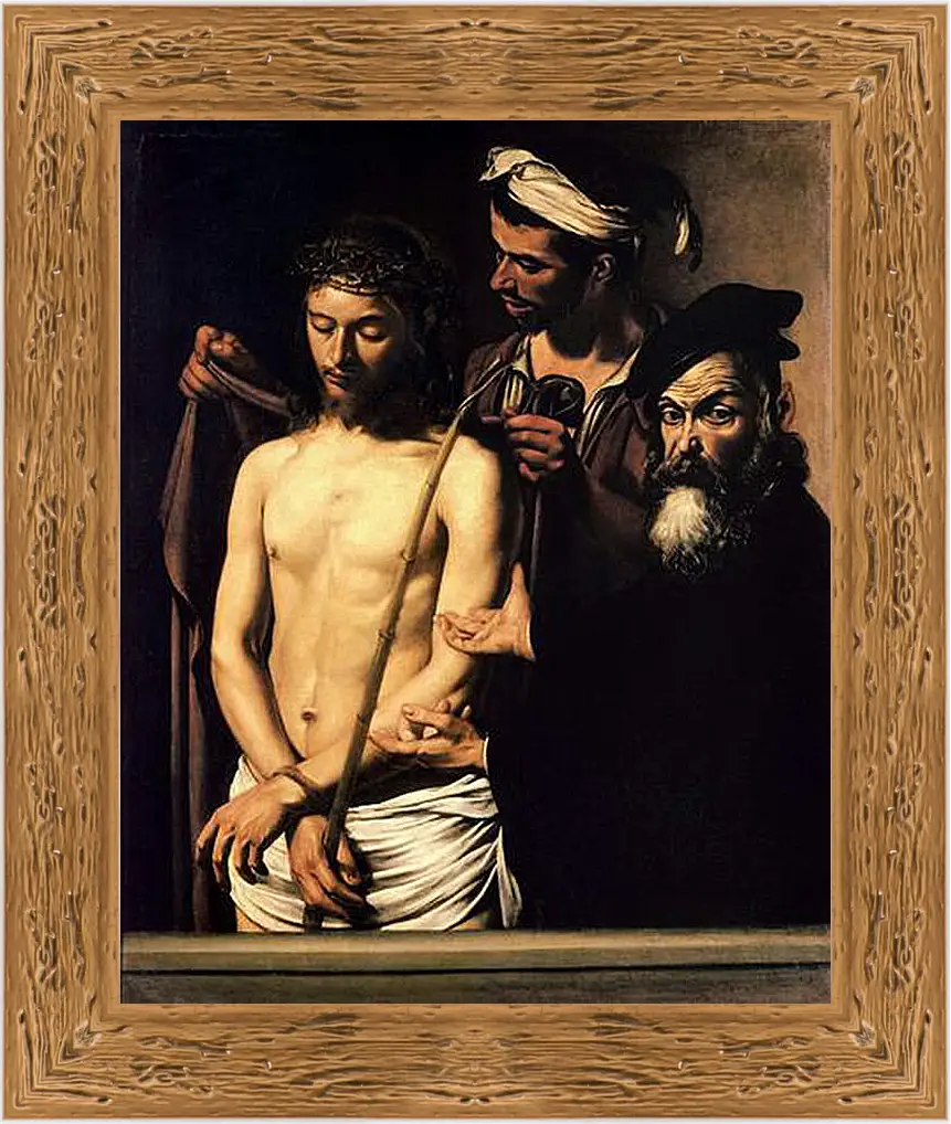 Картина в раме - Ecce Homo. Микеланджело Караваджо