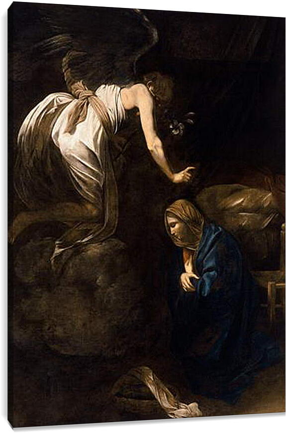 Постер и плакат - Annunciation. Микеланджело Караваджо
