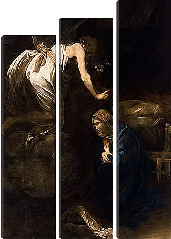 Модульная картина - Annunciation. Микеланджело Караваджо