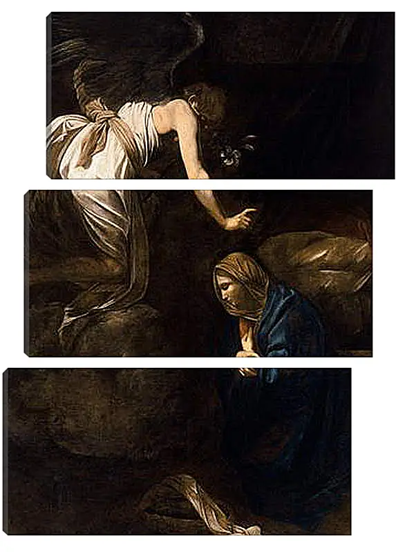 Модульная картина - Annunciation. Микеланджело Караваджо