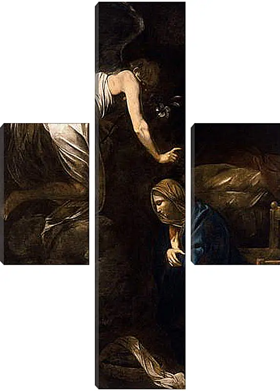 Модульная картина - Annunciation. Микеланджело Караваджо
