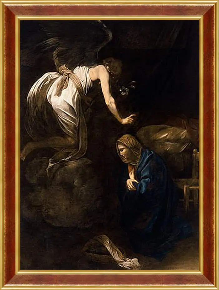 Картина в раме - Annunciation. Микеланджело Караваджо