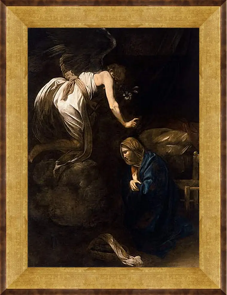 Картина в раме - Annunciation. Микеланджело Караваджо
