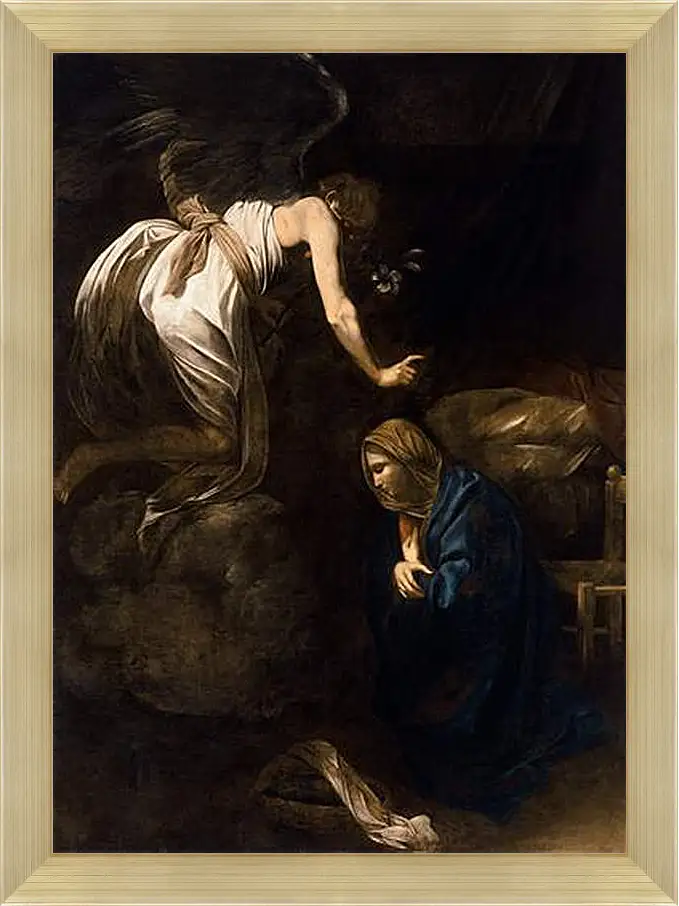 Картина в раме - Annunciation. Микеланджело Караваджо
