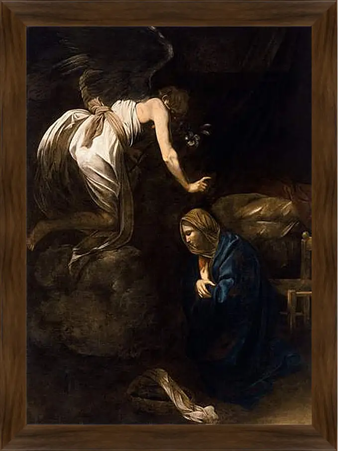 Картина в раме - Annunciation. Микеланджело Караваджо