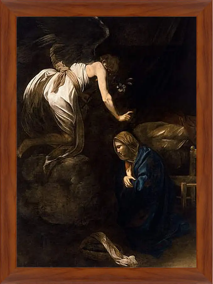 Картина в раме - Annunciation. Микеланджело Караваджо