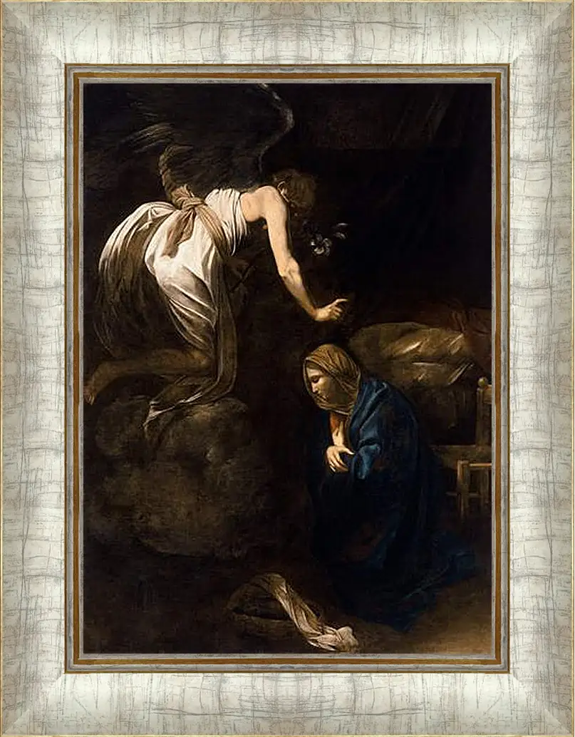 Картина в раме - Annunciation. Микеланджело Караваджо