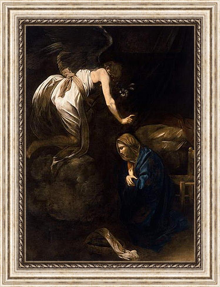 Картина в раме - Annunciation. Микеланджело Караваджо
