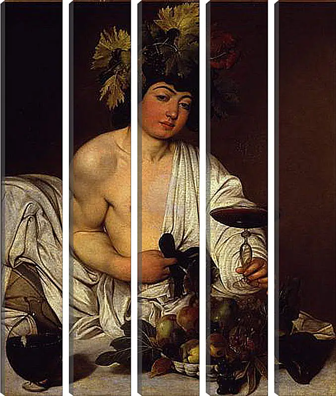 Модульная картина - The adolescent Bacchus. Микеланджело Караваджо