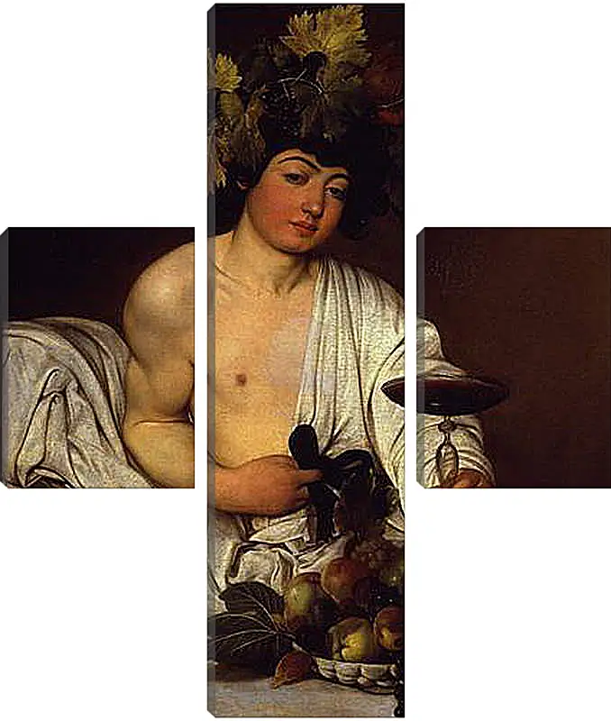 Модульная картина - The adolescent Bacchus. Микеланджело Караваджо