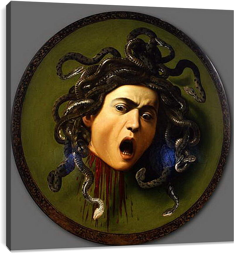 Постер и плакат - Medusa. Микеланджело Караваджо
