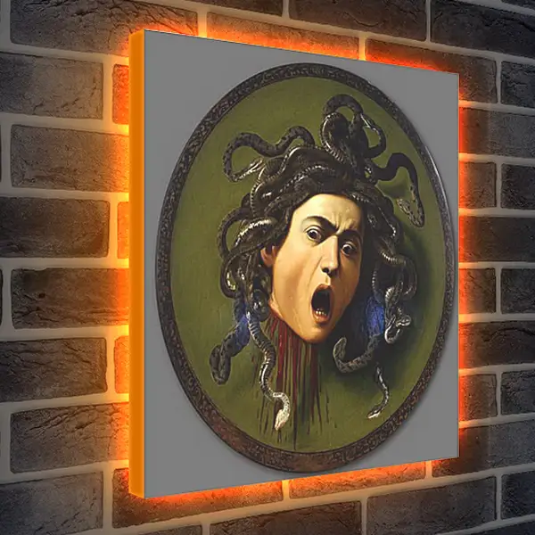 Лайтбокс световая панель - Medusa. Микеланджело Караваджо