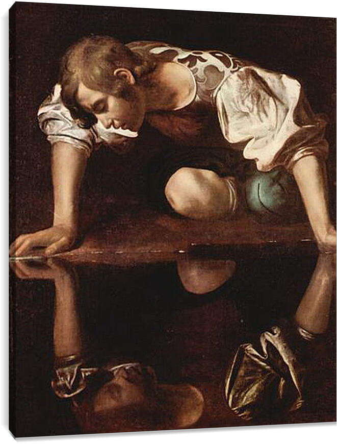 Постер и плакат - Narzis. Микеланджело Караваджо
