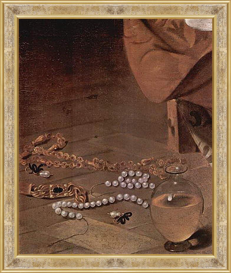 Картина в раме - Maria Magdalena. Микеланджело Караваджо
