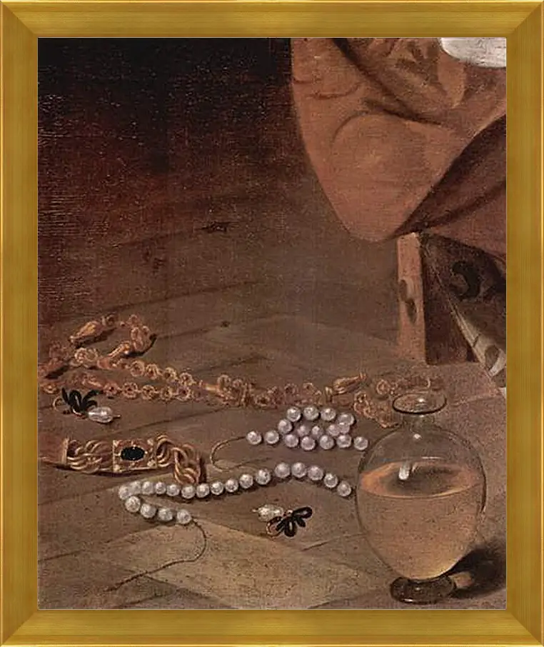 Картина в раме - Maria Magdalena. Микеланджело Караваджо