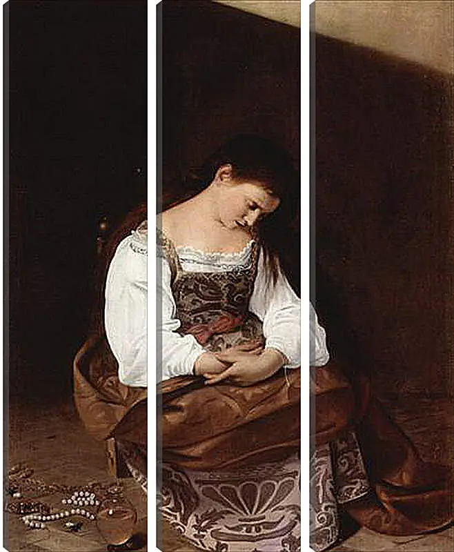 Модульная картина - Maria Magdalena. Микеланджело Караваджо