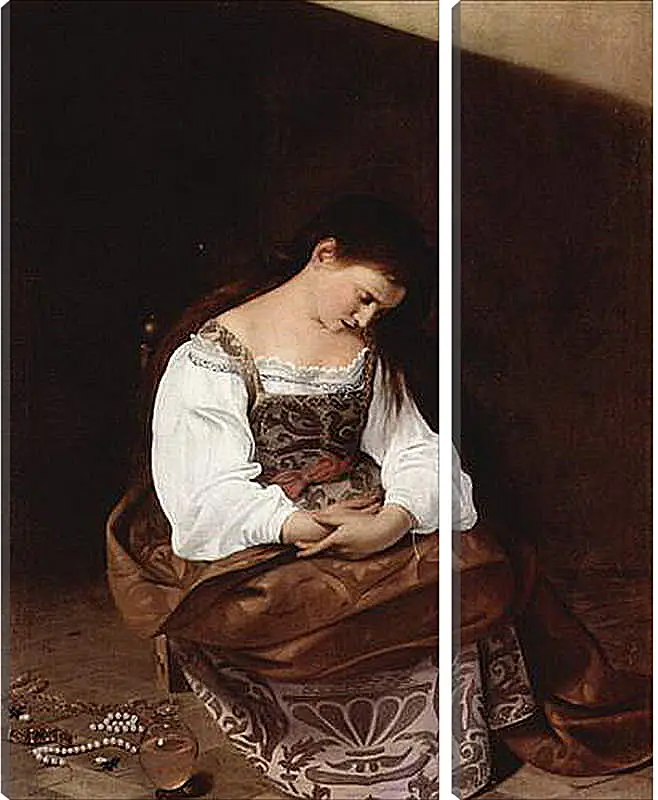 Модульная картина - Maria Magdalena. Микеланджело Караваджо