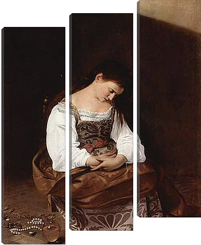 Модульная картина - Maria Magdalena. Микеланджело Караваджо