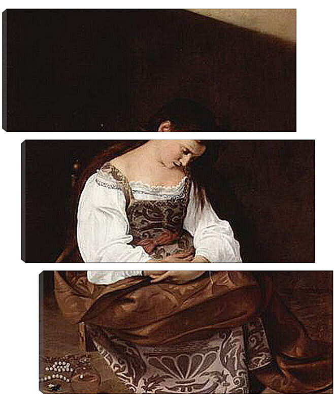 Модульная картина - Maria Magdalena. Микеланджело Караваджо
