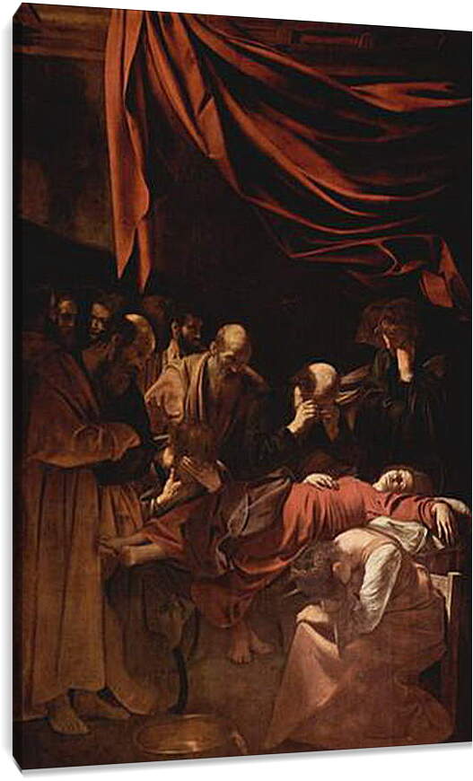 Постер и плакат - Death of Maria. Микеланджело Караваджо
