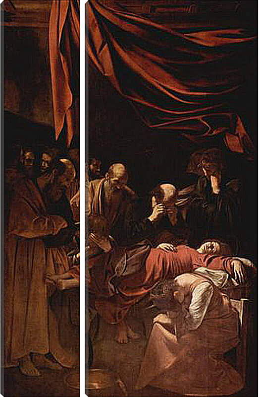Модульная картина - Death of Maria. Микеланджело Караваджо
