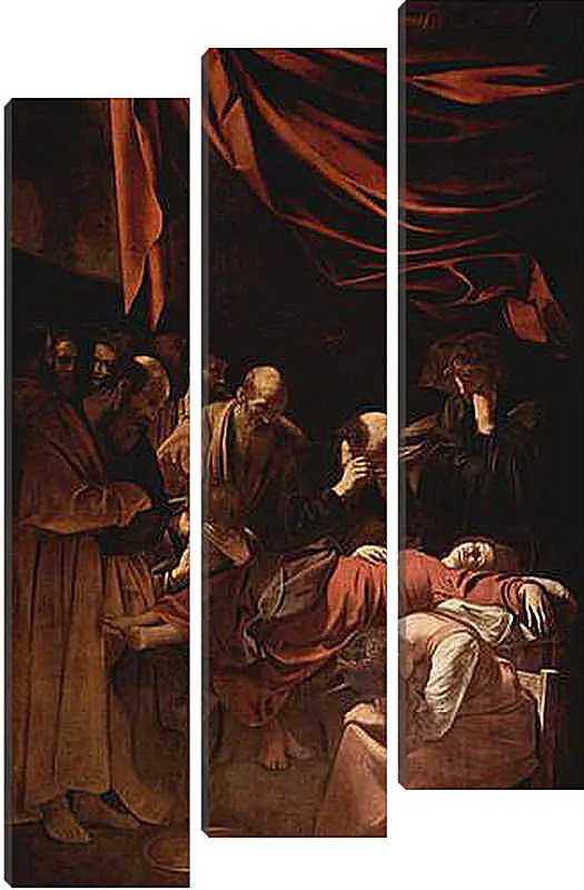 Модульная картина - Death of Maria. Микеланджело Караваджо
