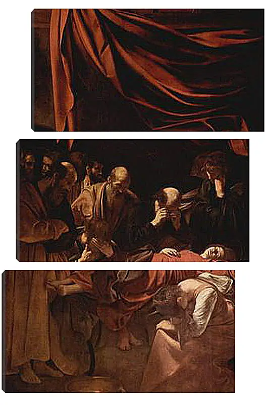 Модульная картина - Death of Maria. Микеланджело Караваджо