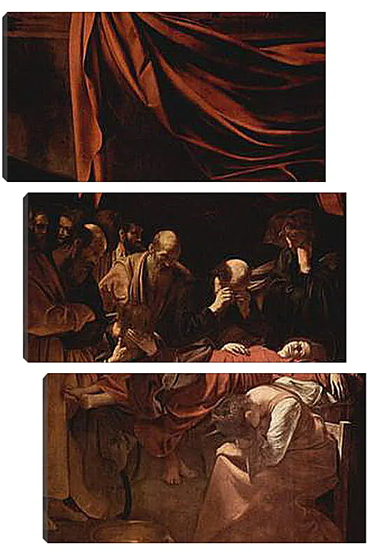 Модульная картина - Death of Maria. Микеланджело Караваджо