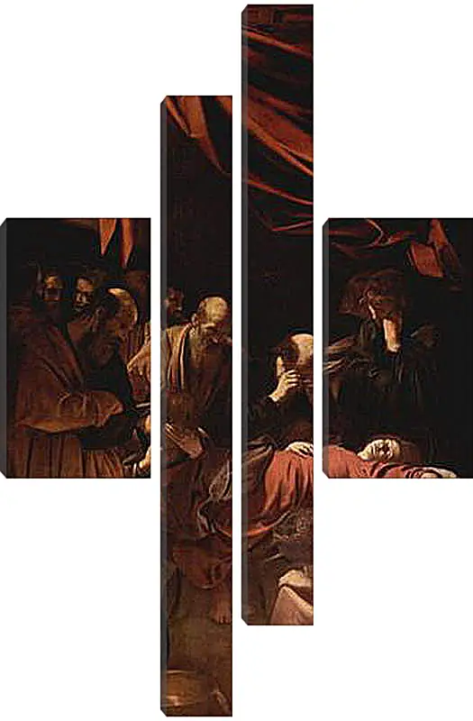 Модульная картина - Death of Maria. Микеланджело Караваджо