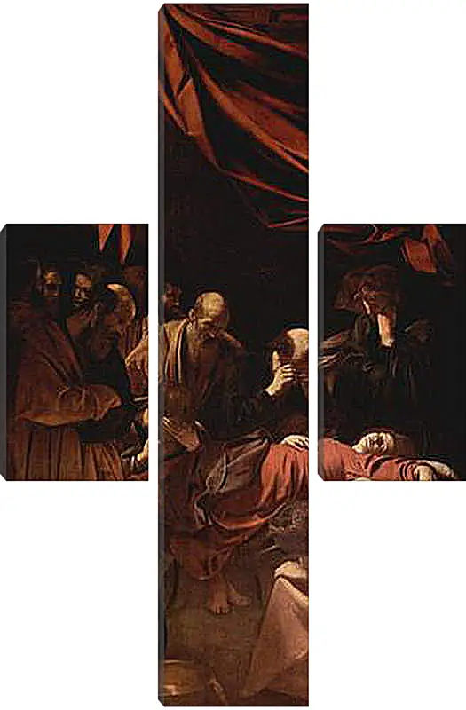 Модульная картина - Death of Maria. Микеланджело Караваджо