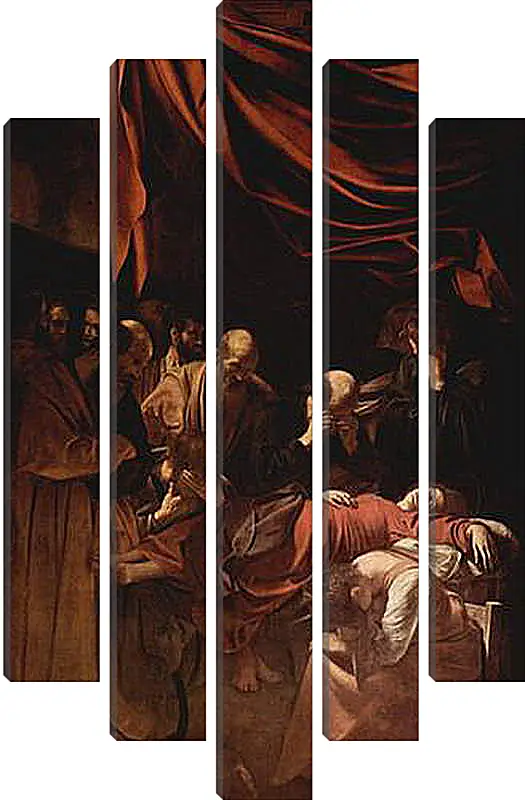 Модульная картина - Death of Maria. Микеланджело Караваджо