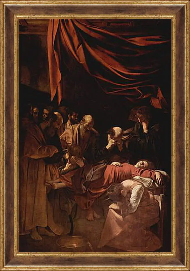 Картина в раме - Death of Maria. Микеланджело Караваджо