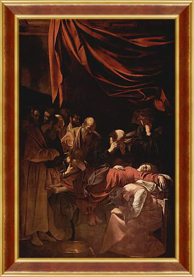 Картина в раме - Death of Maria. Микеланджело Караваджо