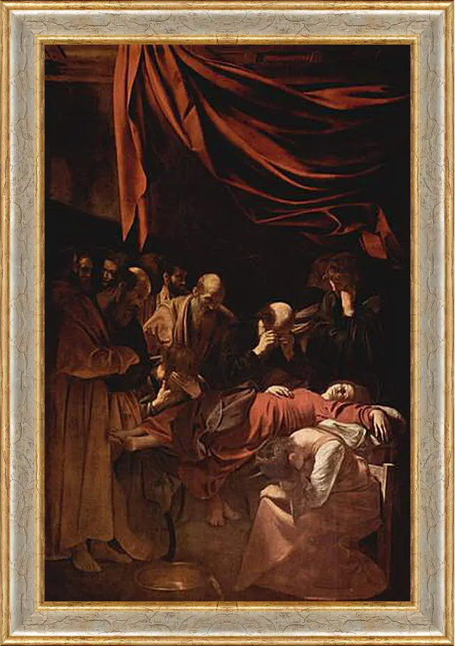 Картина в раме - Death of Maria. Микеланджело Караваджо
