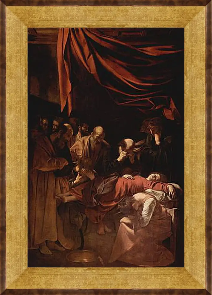 Картина в раме - Death of Maria. Микеланджело Караваджо