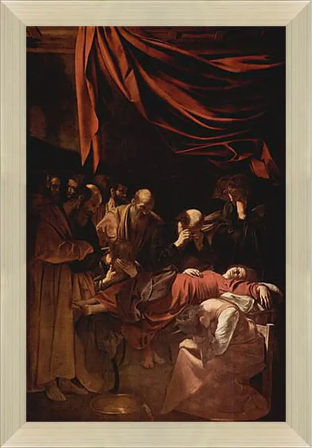 Картина в раме - Death of Maria. Микеланджело Караваджо