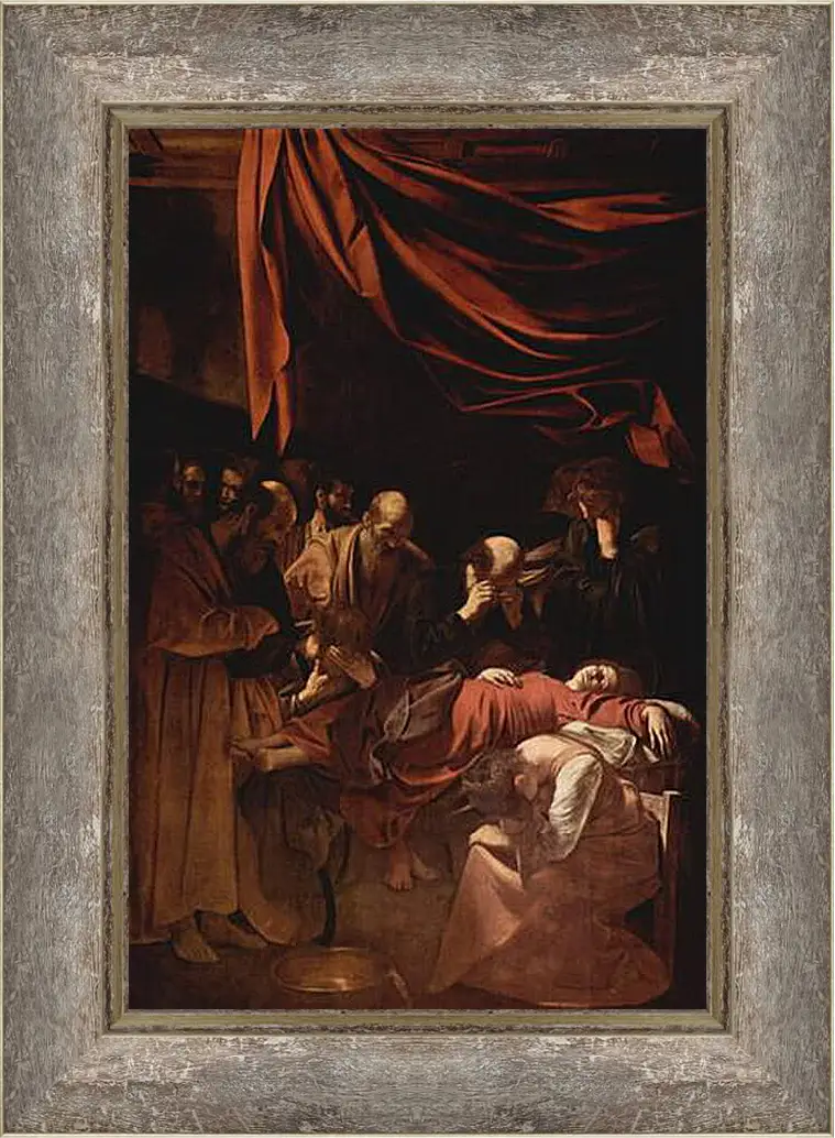 Картина в раме - Death of Maria. Микеланджело Караваджо