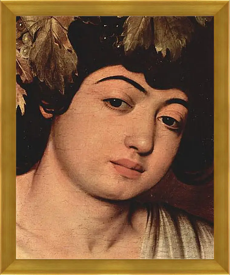 Картина в раме - Bacchus. Микеланджело Караваджо