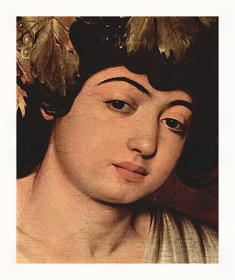 Картина в раме - Bacchus. Микеланджело Караваджо