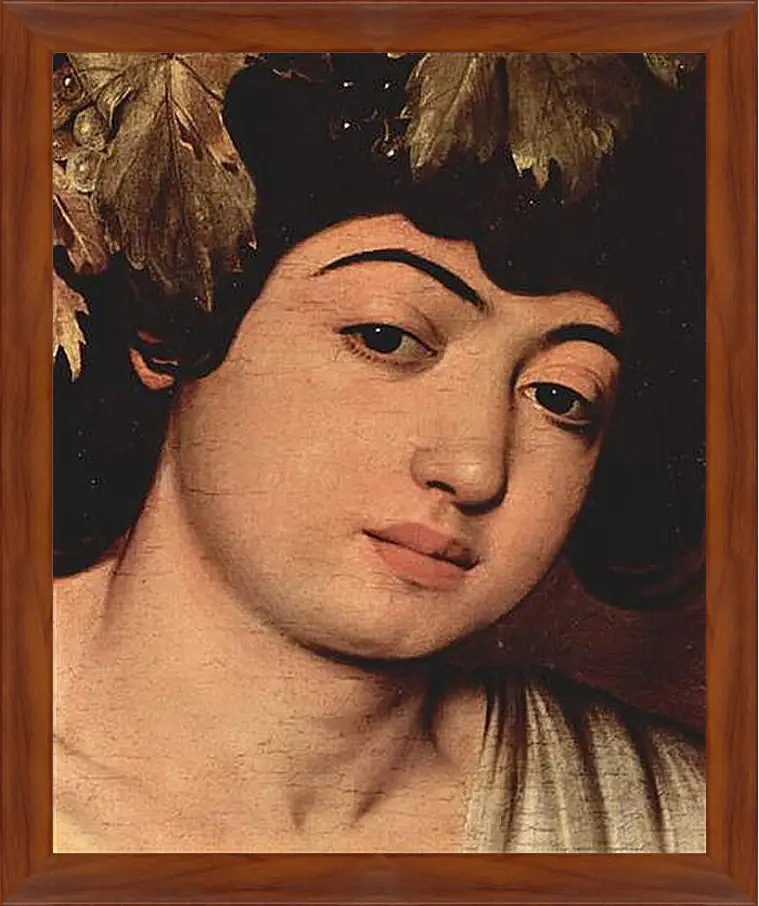 Картина в раме - Bacchus. Микеланджело Караваджо
