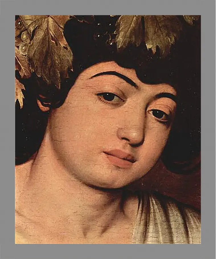 Картина в раме - Bacchus. Микеланджело Караваджо