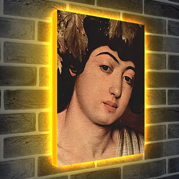 Лайтбокс световая панель - Bacchus. Микеланджело Караваджо