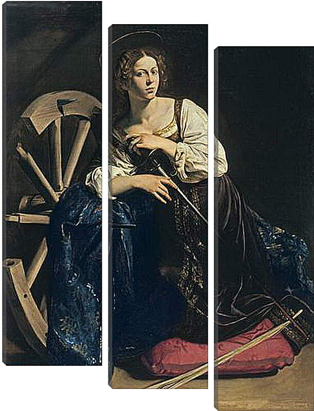 Модульная картина - Santa Catalina de Alejandria. Микеланджело Караваджо
