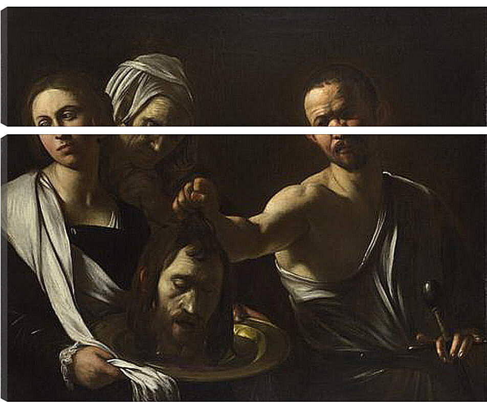 Модульная картина - Саломея с головой Иоанна Крестителя. Микеланджело Караваджо