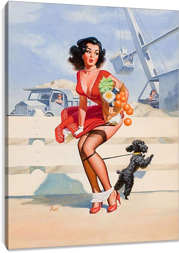 Постер и плакат - Дама с собачкой